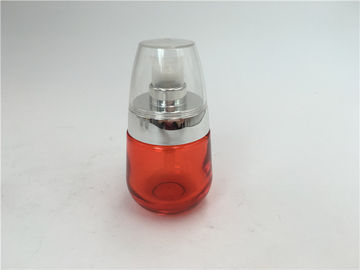 Glass Pot Bellied Liquid Foundation Pump Bottle 30ml Airless Packaging