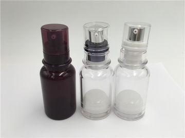 Fles zonder lucht 30ml van de Pomp de Plastic Lotion met het Schermdruk/Hete het Stempelen Oppervlakte