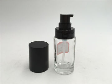 30ml lege Kosmetische Glasflessen voor Room, de Pomp van de Flessenwitn van de Glaslotion
