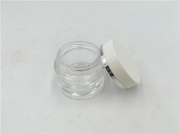 20ml kleine Lege Glas Kosmetische Kruiken met plastic Deksel Vriendschappelijke Eco